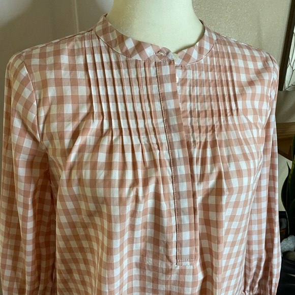 J. Crew Plaid Half Button Shirt - Picture 5 of 10